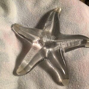 Baccarat crystal starfish